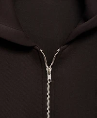 Mango Women's Oversized Hooded Jacket