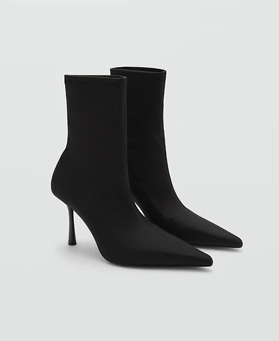 Mango Women's Heel Sock Boots