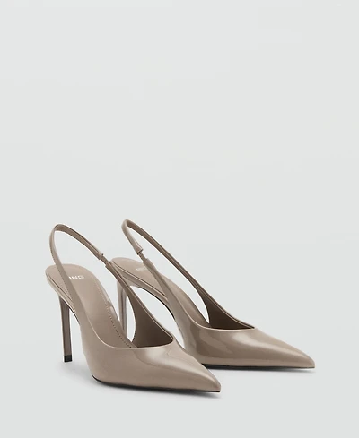 Mango Women's Patent Heeled Shoes