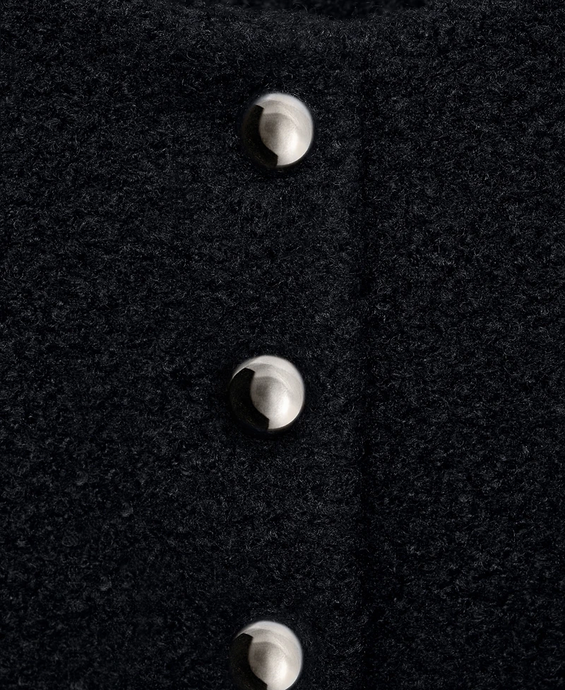 Mango Women's Jewel Buttons Boucle Jacket
