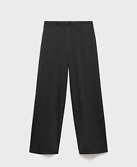 Mango Women's Elastic Waist Straight-Fit Pants