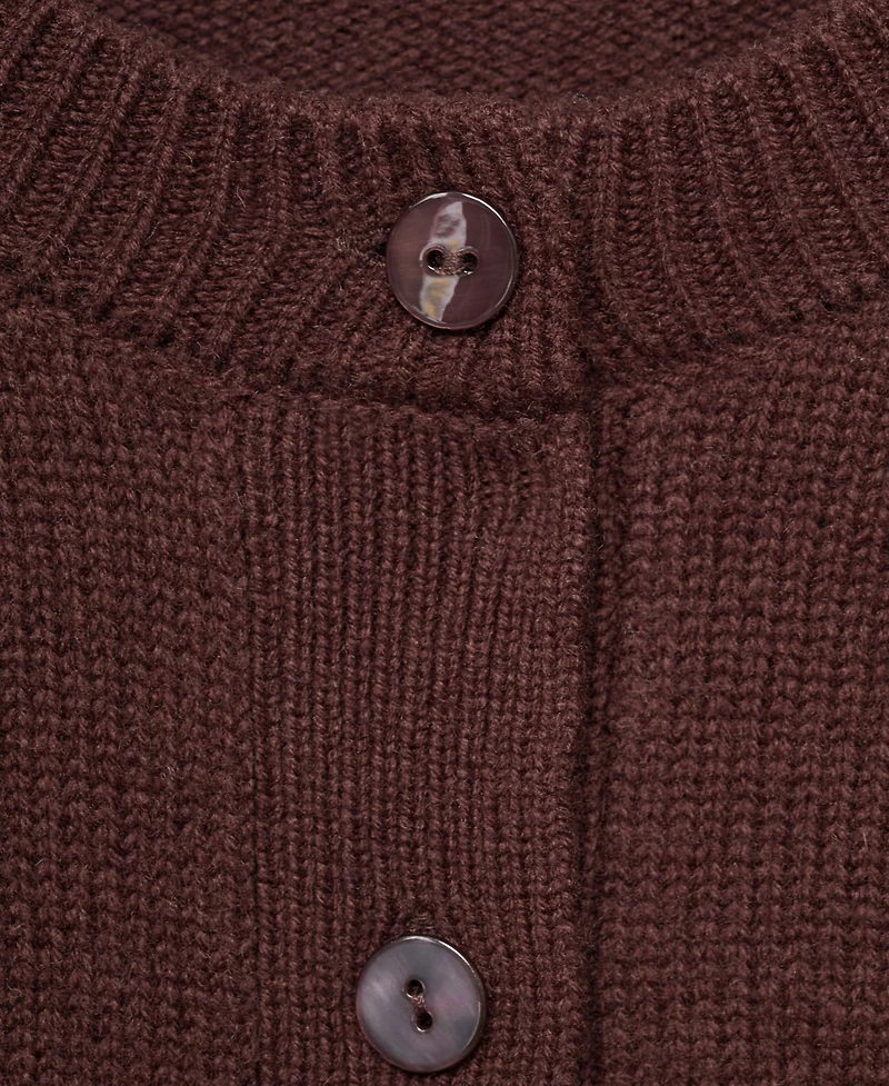 Mango Women's Chunky Knit Wool-Blend Cardigan