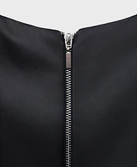 Mango Women's Short Satin Dress