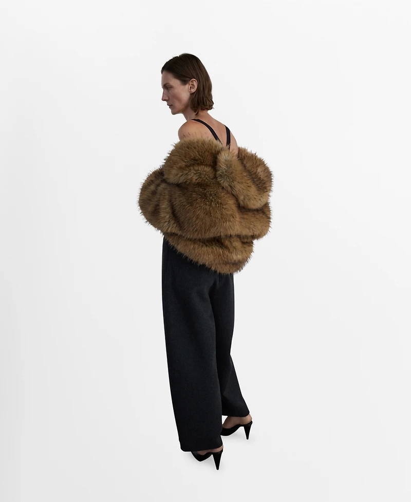 Mango Women's Wool Balloon Pants