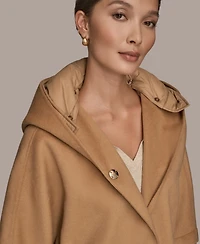 Donna Karan Weekend Women's Puffer Sleeve Cape Coat