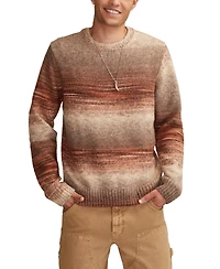 Lucky Brand Men's Space Dye Crewneck Sweater