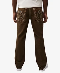 True Religion Men's Big T Stitch Detail Straight Fit Jeans