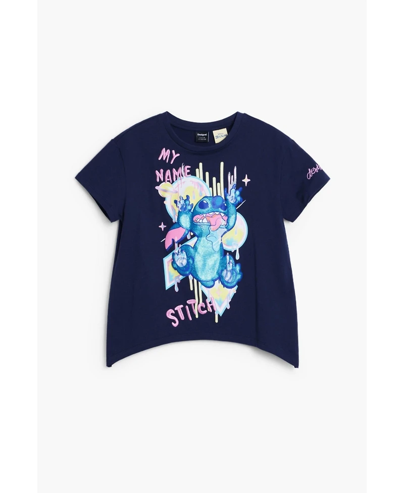 Desigual Girls Girls's Stitch V-neck T-shirt