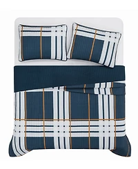 Truly Soft Henry Plaid 3-Pc. Quilt Set, King