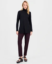 Eileen Fisher Women's Side-Slit Turtleneck Tunic