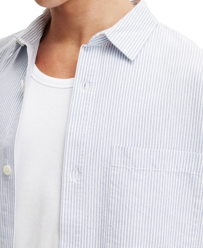 Cotton On Men's Bedford Long-Sleeve Shirt