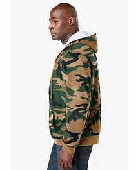 Boulder Creek Big & Tall by KingSize Full-Zip Thermal Hoodie