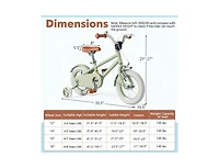 Inch Kids Bike with Adjustable Handlebar and Saddle