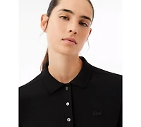 Lacoste Usa Women's Slim-Fit Long Sleeve Top