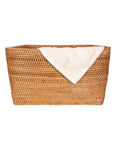 Saboga Home Family Basket with Cutout Handles