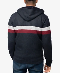 X Ray Men's Zip Up Fleece Lined Cardigan Hooded Sweater