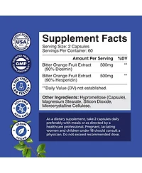 Diosmin Hesperidin Complex Capsules, Biege, 120ct