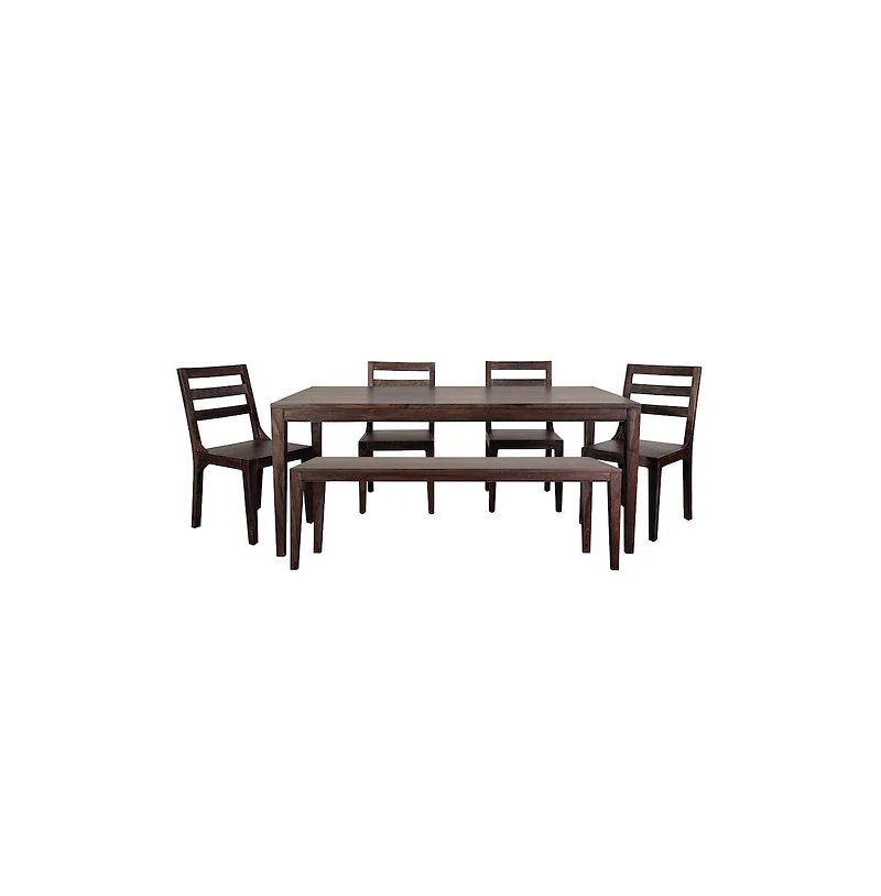 Porter Designs Fall River Solid Sheesham Wood Dining Table