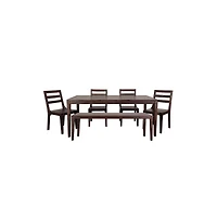 Porter Designs Fall River Solid Sheesham Wood Dining Table
