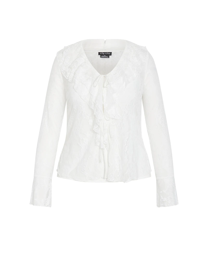 City Chic Plus Lacie Top