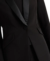 Tahari Asl Women's Satin Tuxedo Jacket