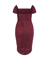 City Chic Plus Jazmin Ruched Dress
