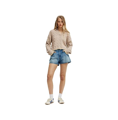 Cotton On Women's Luxe Collar Sweater