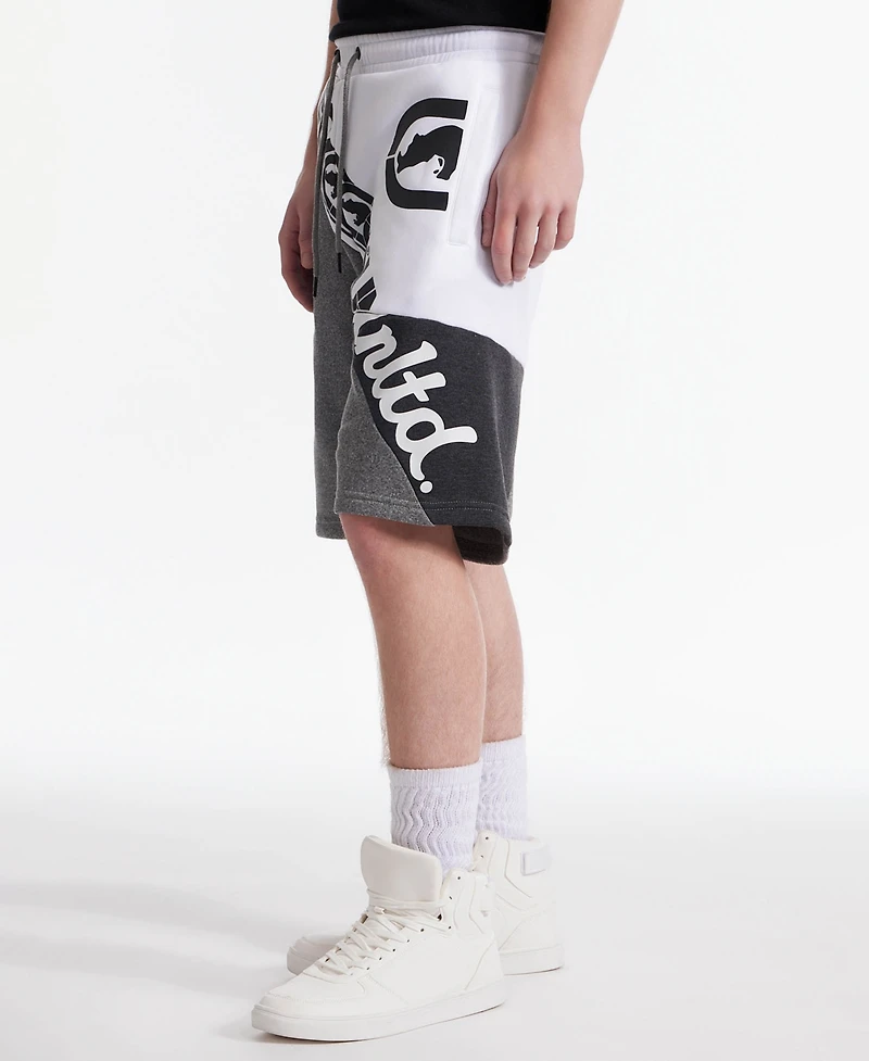 Ecko Unltd Men's Scattered Fleece Regular Fit Shorts