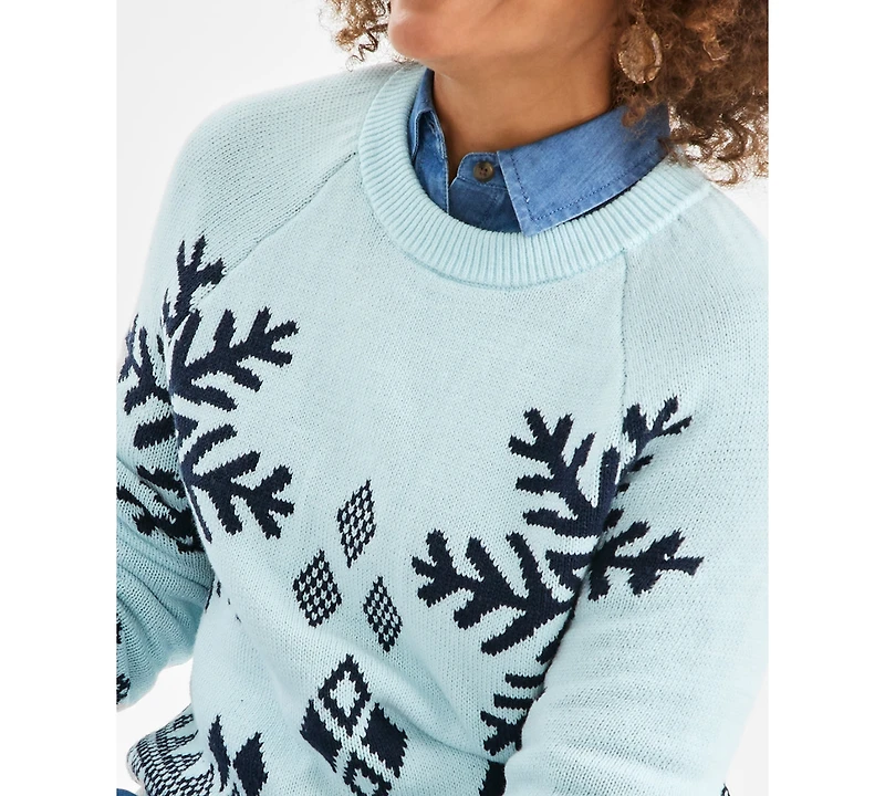 Style & Co Petite Whimsy Printed Pull-On Sweater, Macy's Exclusive