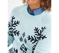 Style & Co Petite Whimsy Printed Pull-On Sweater, Macy's Exclusive