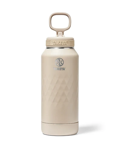 Takeya Sport 32 oz. Triple-Insulated Water Bottle with Straw Lid