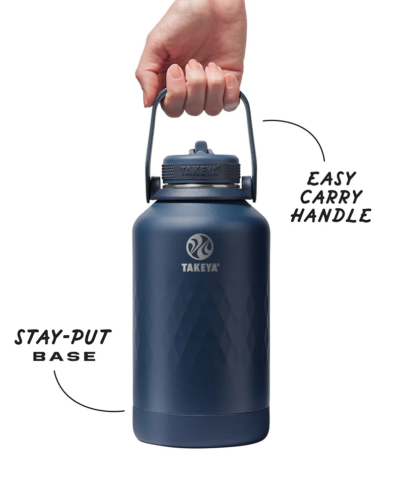 Takeya Sport 64 oz. Triple-Insulated Water Bottle with Straw Lid