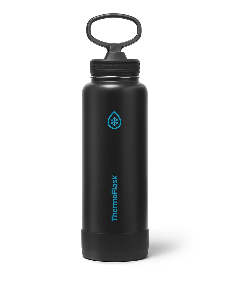 ThermoFlask 40 oz. Double Wall Vacuum Insulated Water Bottle with Straw Lid