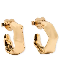 kate spade new york Gold-Tone Huggies Hoops Earrings