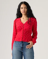 Levi's Women's Dolores Long Sleeve Blouse