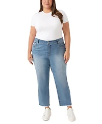 Seven7 Plus Vintage Straight Ankle Jeans