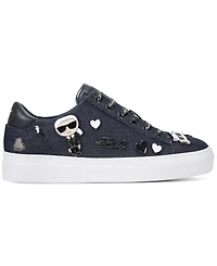 Karl Lagerfeld Paris Women's Cate Pins Lace-Up Sneakers