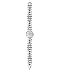 Ettika Metal Moderna Silver Plated Bracelet Watch, 80mm