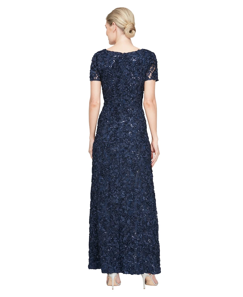 Alex Evenings Petite Soutch A-Line Dress