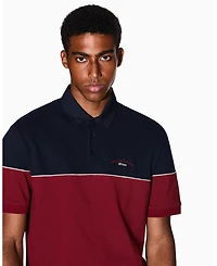 A|X Armani Exchange Men's Color Block Pique Polo Shirt