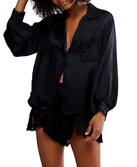 Free People Women's Midnight Muse Long Sleeve Sleepshirt
