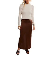 Free People Women's Even After Mock Neck Pull-On Sweater