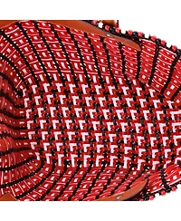 Pre-Owned Balenciaga Small Bistro Panier Bag Woven Faux Leather