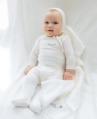 NoggiWear Baby Muslin Patch Cotton Layette Footie