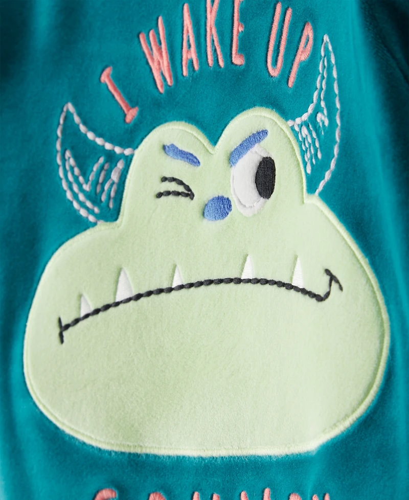 Carter's Boys Toddler 2T-5T 2-Piece Monster Snug Fit Long-Sleeve Top and Pants Pajama Set