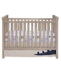 Lambs & Ivy Dino-Might 100% Cotton Dinosaur Baby/Toddler Fitted Crib Sheet