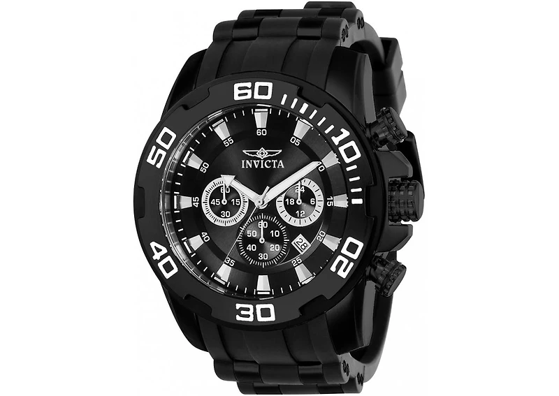 Invicta Men's 22338 Pro Diver Quartz Chronograph Black Dial Watch