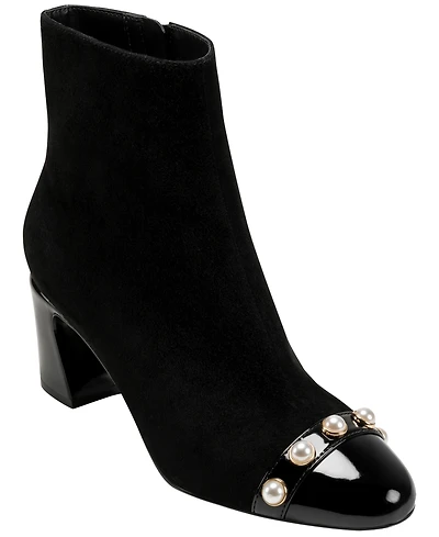 Karl Lagerfeld Paris Women's Dalyn Heeled Booties