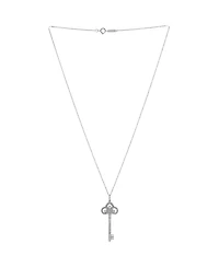 Pre-Owned Tiffany & Co Fleur de Lis Key Pendant Necklace