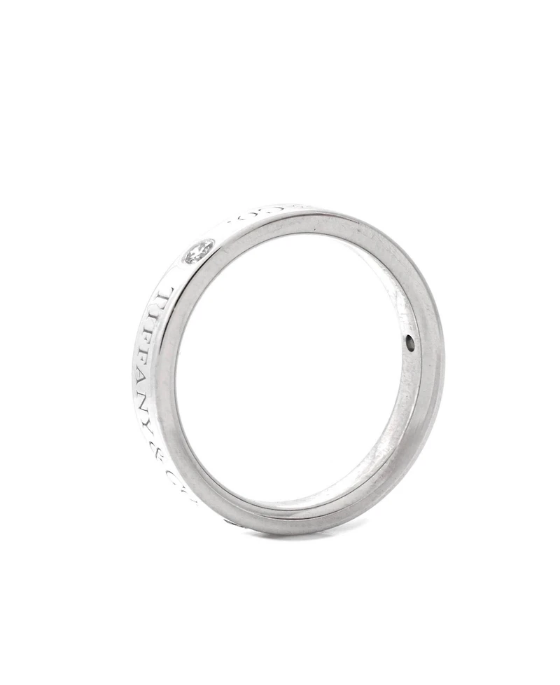 Pre-Owned Tiffany & Co Logo Band Ring